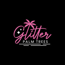 Glitter Palm Trees
